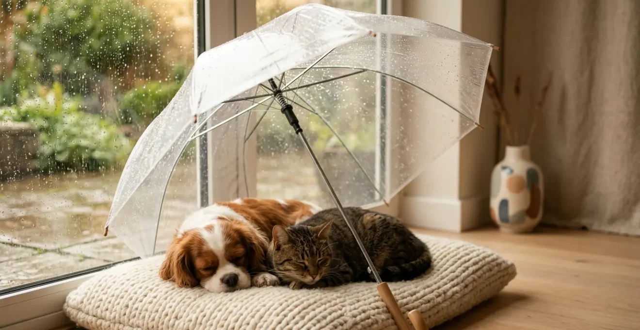 Illustration représentant la couverture complète d'une assurance animaux intégrale pour chiens et chats