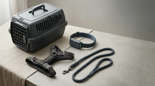 Équipement de transport et accessoires GPS pour animaux protégés par une assurance contre le vol