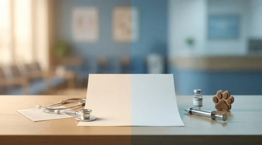 Comparaison symbolique entre la santé humaine et animale en France