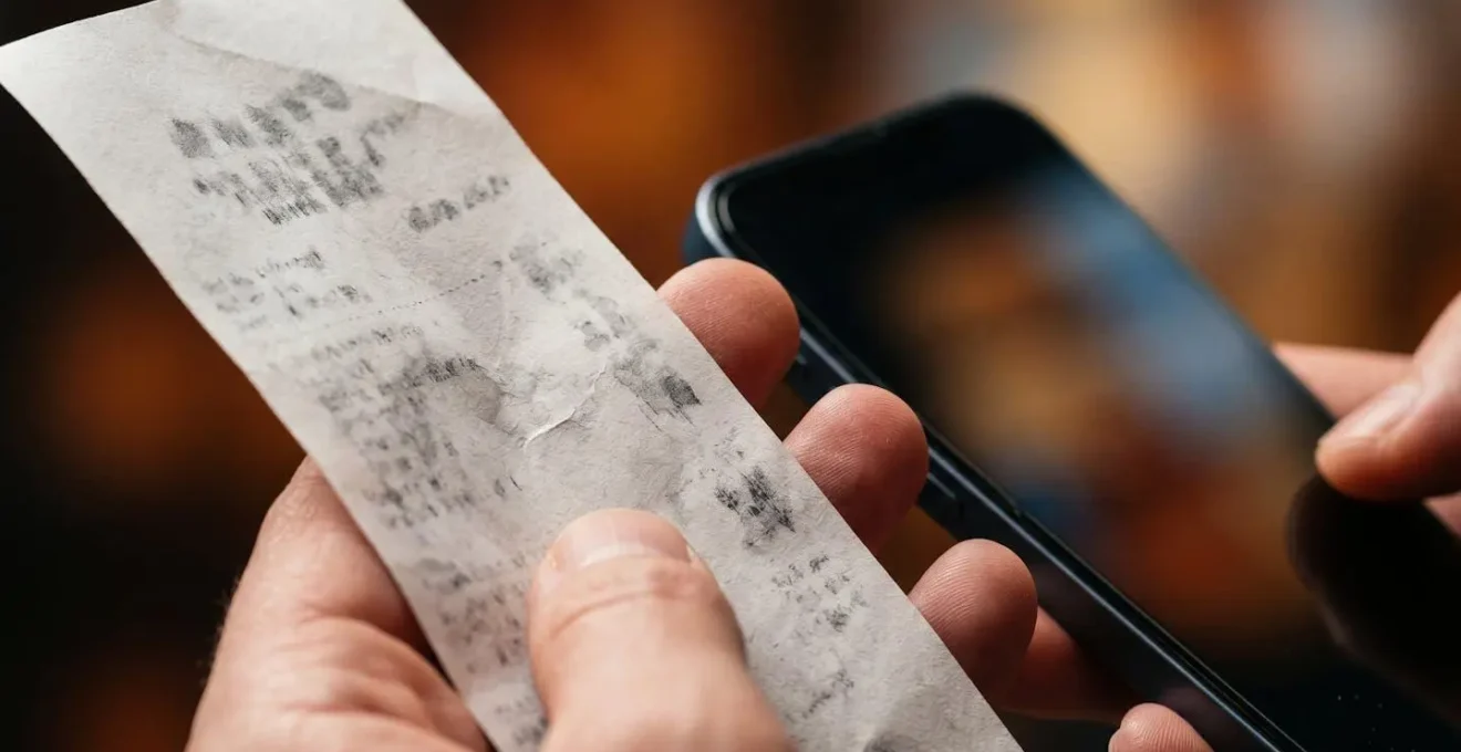 Propriétaire utilisant son smartphone pour soumettre une facture vétérinaire