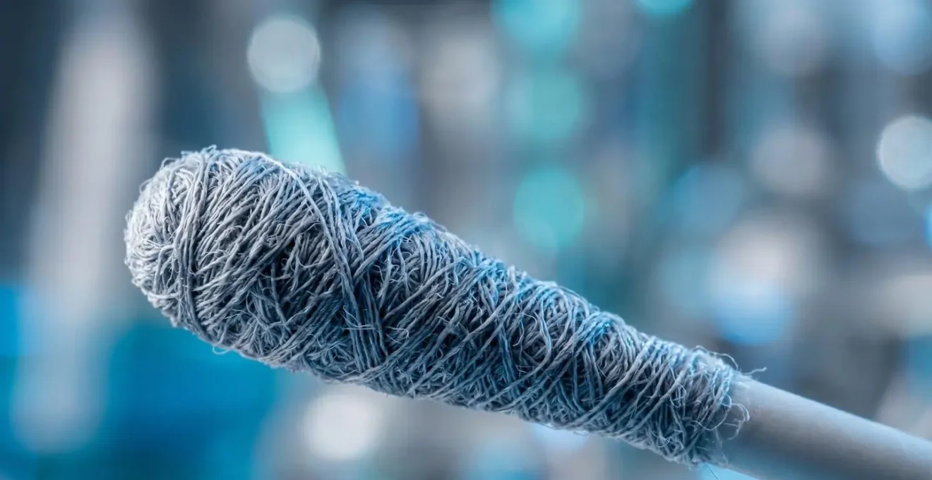 Échantillon de prélèvement ADN pour test génétique vétérinaire dans un environnement scientifique